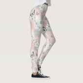 Eleganter Schmetterlingsblüten (3) Leggings (Rechts)