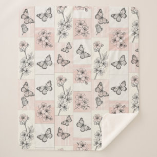 Eleganter Schmetterlingsblüten (8) Sherpadecke