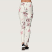 Eleganter Schmetterlingsblüten (9) Leggings (Rückseite)
