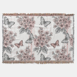Eleganter Schmetterlingsblüten-Entwurf (1) Decke