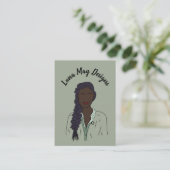 Eleganter Schmuck Boss Women 1 Button Business Car Visitenkarte (Stehend Vorderseite)