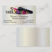 Eleganter Schmuck-oder Schmuck-Designer-Hersteller Visitenkarte (Vorne/Hinten)