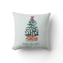 Eleganter schneebedeckter Weihnachtsbaum