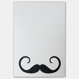 Eleganter Schnurrbart Post-it Klebezettel