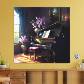 Eleganter schöner Pianobaum 6 Leinwanddruck (Insitu (Wohnzimmer))