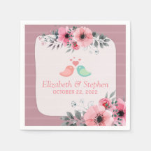 Eleganter Schöner Polterabend mit floralen Waterco