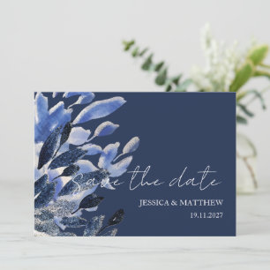 Eleganter, schöner Schwan bei Blue Wedding Save The Date