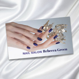 Eleganter Schönheitsmanicurist Nagelnagel Visitenkarte