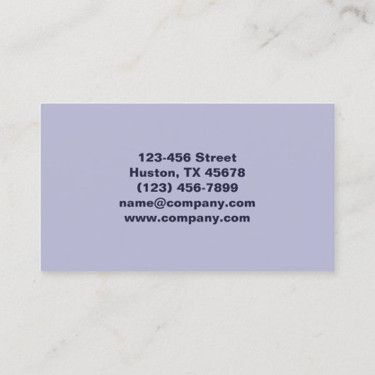 Eleganter Schönheitsmanicurist Nagelnagel Visitenkarte (Rückseite)