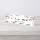 Eleganter Schreibtischnamensplakette (Vorderseite )