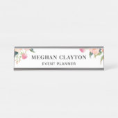 Eleganter Schreibtischnamensplakette (Vorderseite )