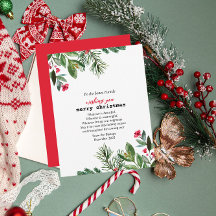 Eleganter Schriftsteller Weihnachten Foliage Holly