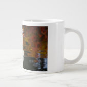 Eleganter Schwan Jumbo-Tasse (Rechts)