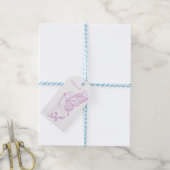 Eleganter Schwan mit Schmetterlingsflügeln Geschenkanhänger (Mit Garn)
