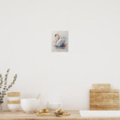 Eleganter Schwan Wasserfarben-Wandkunst Poster (Küche)