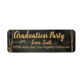 Eleganter Schwarz-Gold-Abschluss (Vorne)