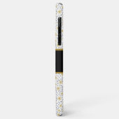 Eleganter Schwarz-Gold-Monogramm-Buchstaben "G" Case-Mate iPhone Hülle (Hinten/Links)