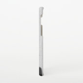 Eleganter Schwarz-Gold-Monogramm-Text Samsung Galaxy Hülle (Linke Seite)