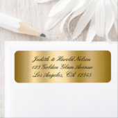 Eleganter Schwarz-Gold Shimmer Ombre Foil (Insitu)