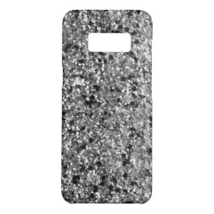 Eleganter Schwarz/Grau Imitat Glitzer GR2 Case-Mate Samsung Galaxy S8 Hülle