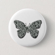 Eleganter Schwarz-Weiß-Schmetterling