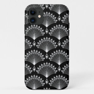 Eleganter Schwarz-Weiß-Schmuck im Deko-Stil Case-Mate iPhone Hülle