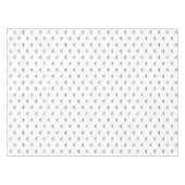 Eleganter Schwarz-weißer Monogramm-Initial-Chic Tischdecke (Vorderseite (Horizontal))