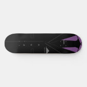 Eleganter Schwarzer Anzug - Name hinzufügen Skateboard (Horizontal)