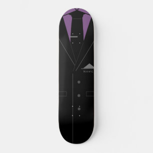 Eleganter Schwarzer Anzug - Name hinzufügen Skateboard