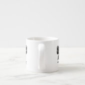 Eleganter schwarzer Bogen - Tasse „All Tied Up In (Rückseite)