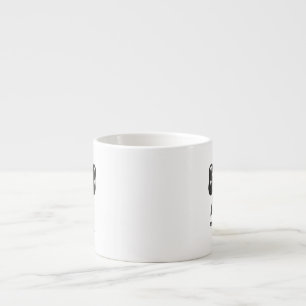 Eleganter schwarzer Bogen - Tasse „All Tied Up In 