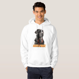 Eleganter Schwarzer Hund Portrait-Realistischer Ha Hoodie