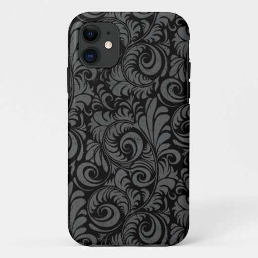 Eleganter schwarzer iPhone 5 Kasten Case-Mate iPhone Hülle (Rückseite)