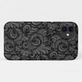 Eleganter schwarzer iPhone 5 Kasten Case-Mate iPhone Hülle (Rückseite (Horizontal))