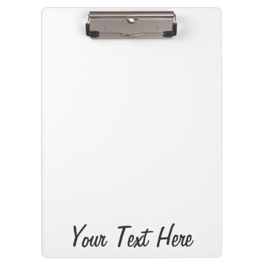 Eleganter schwarzer klemmbrett (Vorderseite)