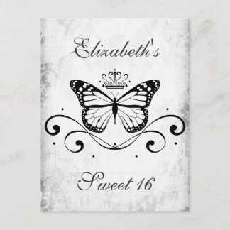 Eleganter schwarzer königlicher einladung