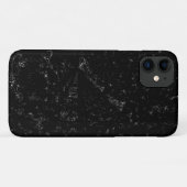 Eleganter schwarzer Marmor Case-Mate iPhone Hülle (Rückseite (Horizontal))