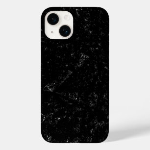 Eleganter schwarzer Marmor Case-Mate iPhone 14 Hülle