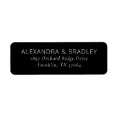 Eleganter schwarzer Minimalist (Vorne)