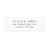 Eleganter schwarzer Minimalist (Vorne)