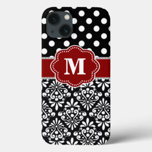 Eleganter schwarzer roter Case-Mate iPhone hülle