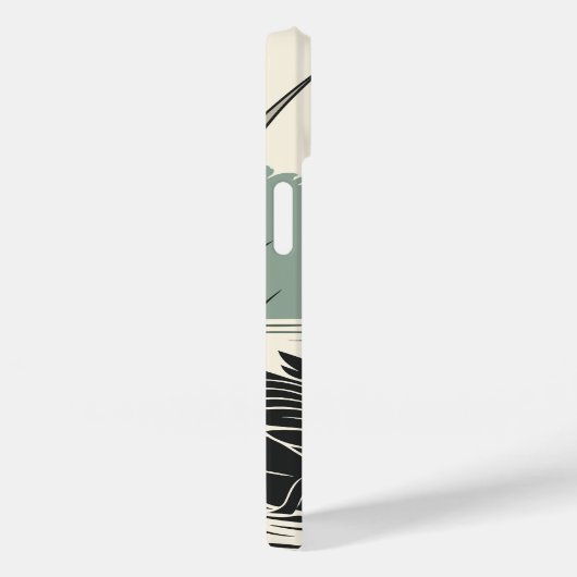 Eleganter Schwarzer Schwan Case-Mate iPhone Hülle (Rückseite / Rechts)