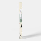 Eleganter Schwarzer Schwan Case-Mate iPhone Hülle (Rückseite / Links)