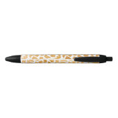 Eleganter schwarzer Tintenstift Kugelschreiber (Rückseite)