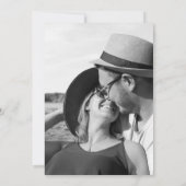 Eleganter schwarzer und goldener Ocher, Konfetti Einladung (Rückseite)