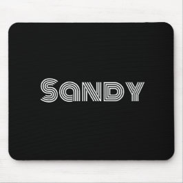 Eleganter schwarzer und weißer benutzerdefinierter mousepad