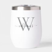 Eleganter Schwarzer Weißer Benutzerdefinierter Mon (Vorderseite)