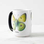 Eleganter Schwefel-Schmetterlings-Wrap  Verwandlungstasse (Vorderseite Links)