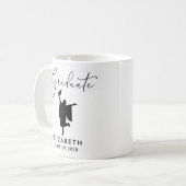 Eleganter Script-Abschluss Kaffeetasse (Vorderseite Links)