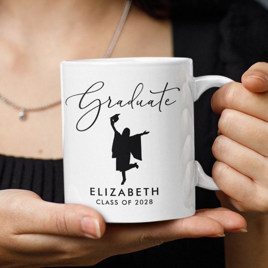 Eleganter Script-Abschluss Kaffeetasse